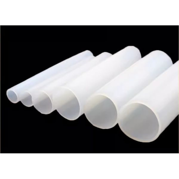 Black Customizable Silicone Tube Extrusion Oem / Odm Round