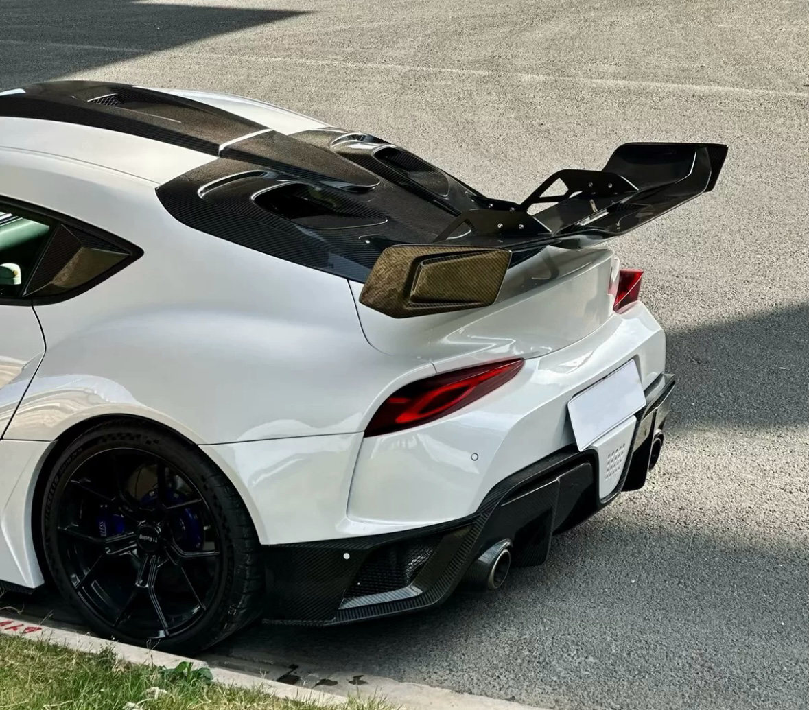 Black Tesla S Body Kit Carbon Fiber Engine Cover Hood Customized