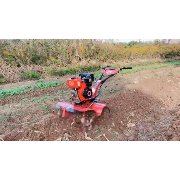 Garden 7HP Mini Tiller Farm Cultivator Work Speed of 4KM/H for Maximum Productivity