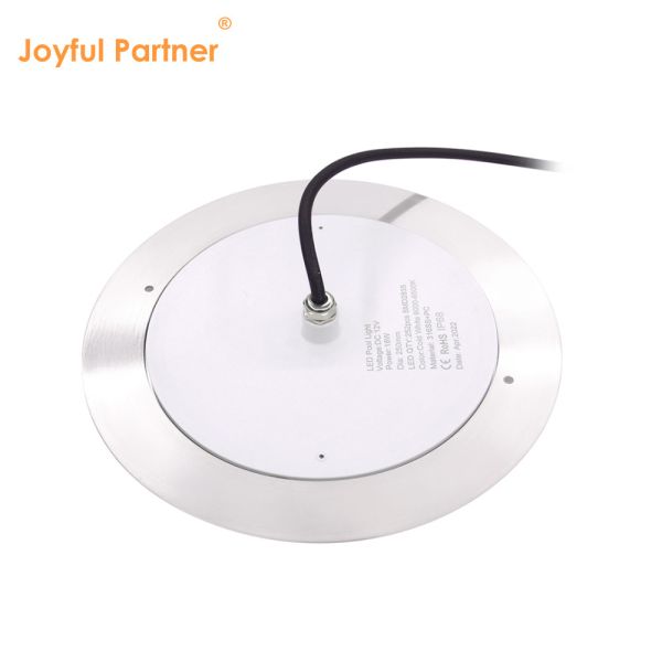 PAR56 Color Changing Pool Light Acid-proof DC7.5MM Slim DC12V Beam Angle 120 Deg 3000K 316 Stainless Steel