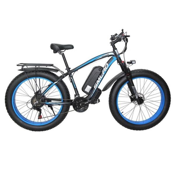 TX50-7 Lever 26 Inch Fat Tire Electric Bike 1000W With 17500mAH Lithium Battery