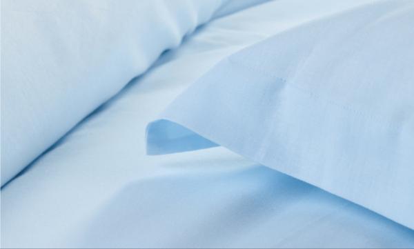 Tencel Linen Duvet Cover Queen Comfortable Blue Duvet Cover