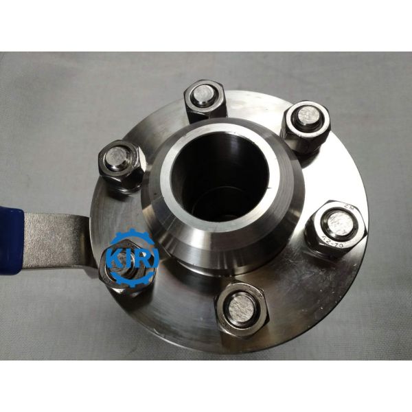 Butt Weld End High Pressure Ball Valve RPTFE / PEEK Valve Seat Design