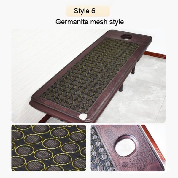 Function Heating Treatment Massager with Colorful Far Infrared Stone Medical Therapy Mat and Home Care Ray