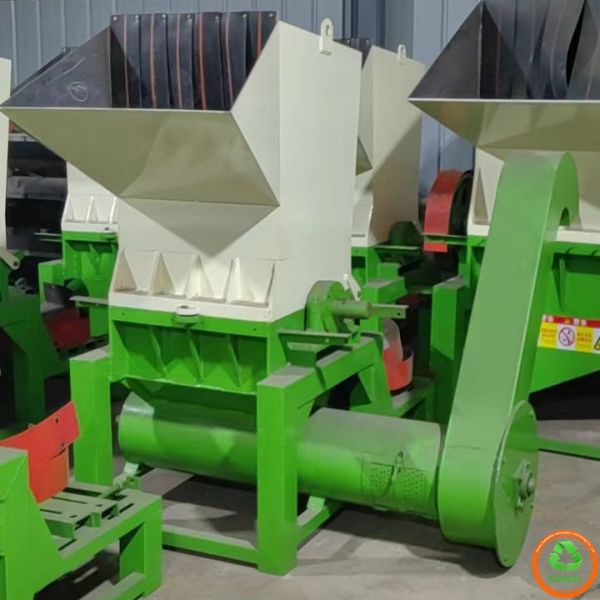 Good 6 Moving Knives Plastic Crusher Machine for Production Capacity 500 800 kg