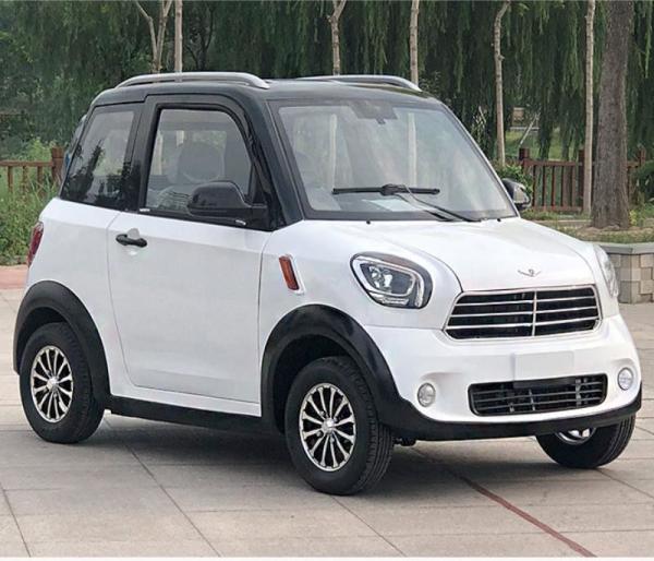 4 Wheels electric car 3 kw low speed electric mini car 2 doors 4 seats with 60V battery