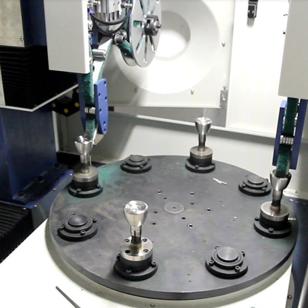 Acero inoxidable superficial de pulido de la máquina del trefilado de la manija de la bola de la cerradura de la puerta