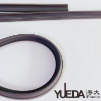 Profiles extrudés en plastique inodore pour accessoires de meubles gris noir
