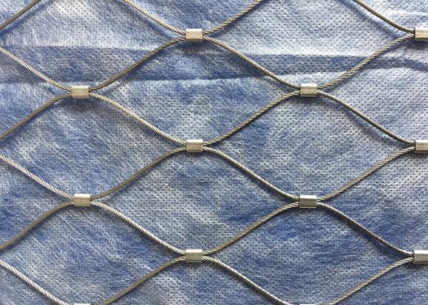 o diâmetro da corda de 1.6MM X-tende a malha de aço inoxidável flexível do cabo para a parede verde