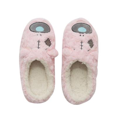 Ladies Girls Warm Non Slide Winter Indoor Slippers House Shoes Fleece Home Slides