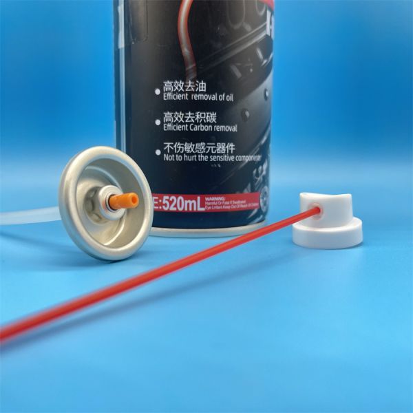 Valve de lubrification WD-40 polyvalente pour les tâches ménagères et les outils de jardin avec fonction de pulvérisation à 360 degrés.