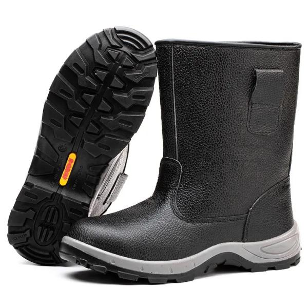 Industrial Leather Safety Shoes For Men Work Boots For Welders