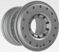 roue Rim Forged Alloy du véhicule 20 x 11 militaire roues de camion de véhicule blindé de 2 morceaux pour l'armée