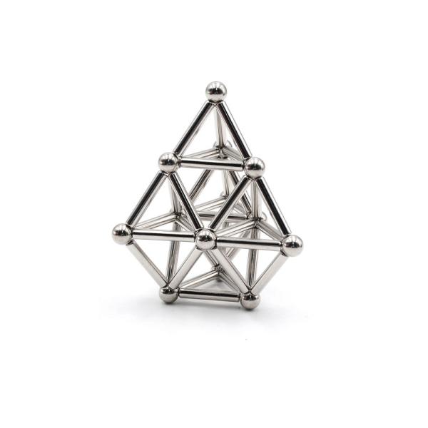 N35 NdFeB Sphere Magnet 216pcs Ball And Sticks 5mm For Toys