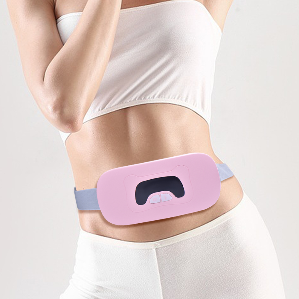 Smart Massage Belt with Four Temperature Settings 4 Gear Strength and Deer Velvet Fabric for Menstrual Cramp Relief