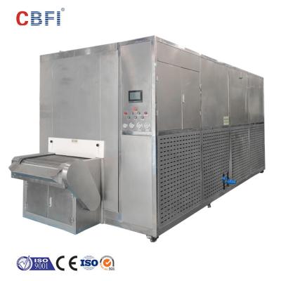 Congelador de túnel IQF industrial para legumes e frutas SUS304 100-3000kgh