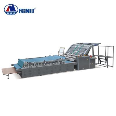 Laminador semi automático da flauta do cartão 1300×1100mm com controle do tela táctil