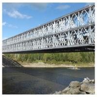 Q345B Ponts en acier préfabriqués ponts métalliques pour piétons résistant aux tremblements de terre