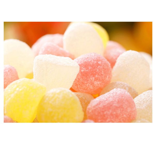 Custom Formula Pectin Fruit Jellies , Peach Flavor DHA Algal Oil Gummies For Adults