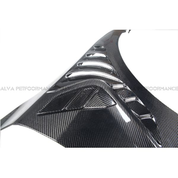 Add On Dry Carbon Fiber Front Fenders Featuring Excellent Fitment Compatible with BMW M3 G80 M4 G82 Vehicles