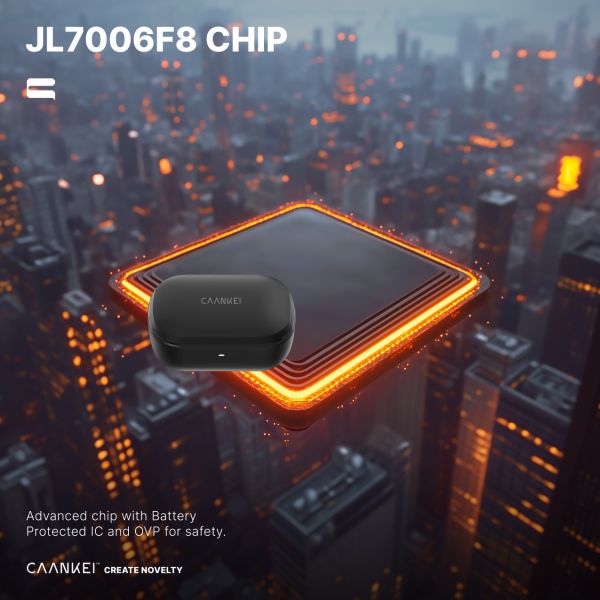 On Ear FF ANC Smart TWS True Wireless Stereo Earphones For IOS Android Devices