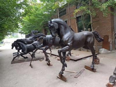 Garden bronze horse sculptures brass horse statues,casting bronze animal statues, China sculpture supplier