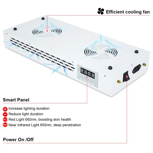 Сильное яркое облегчение боли руки прибора 600W терапией красного света портативное