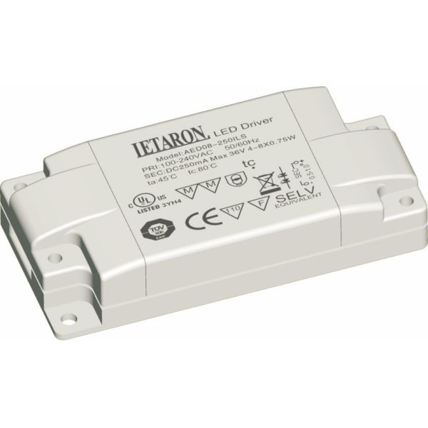 Regulador constante del conductor de la corriente LED de AED08-700ILS 700mA 8W