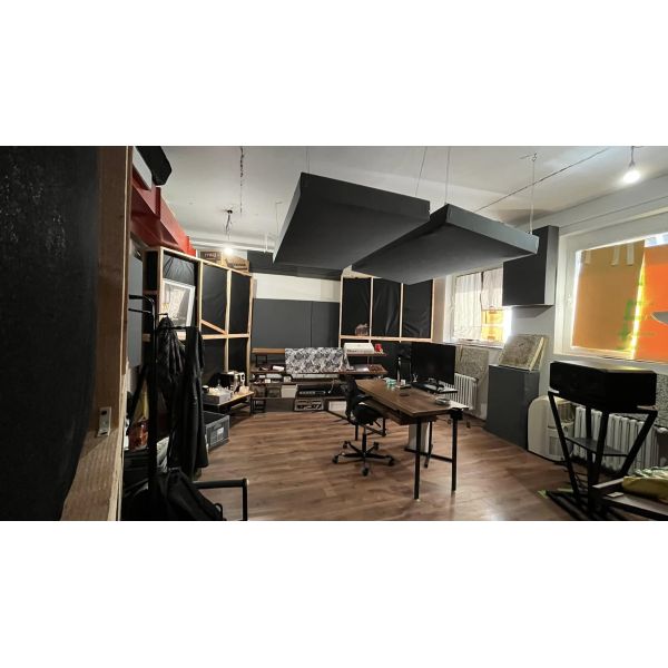 Paneles acústicos de pared con tela absorbente de sonido para estudio HIFI, tablero insonorizante