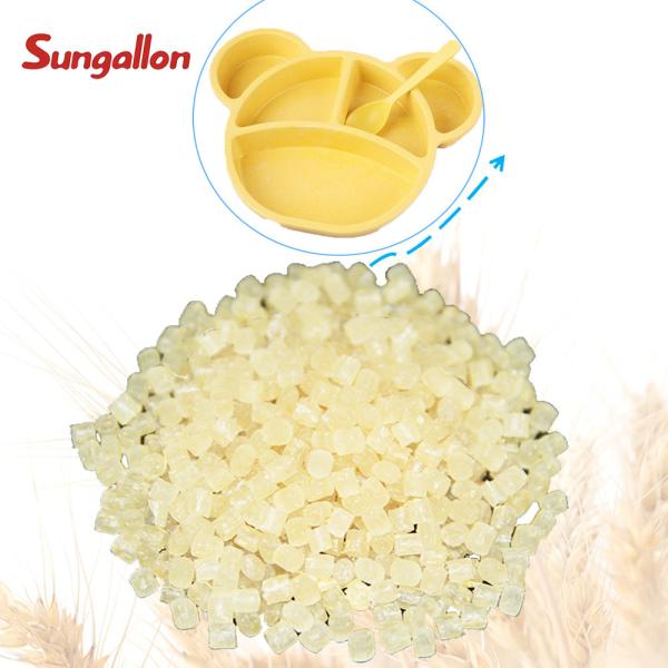 Plastic Plate Bowl Food Grade Safe TPE Plastic Material Granules Good Touch Smooth