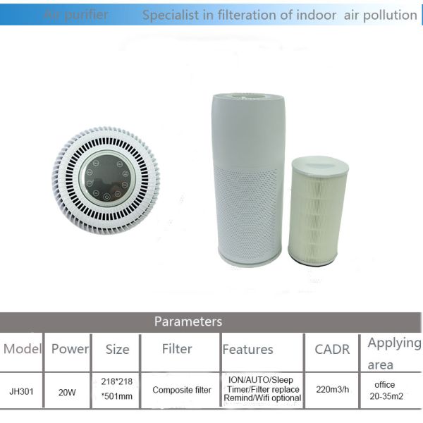 10000000pcs/Cm3 12h 20w Plasma Ionizer Air Purifier