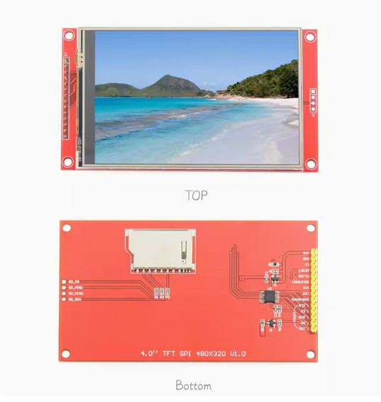 4 Inch SPI LCD Module 3.3V - 5V 320x480 Display With PCB Board