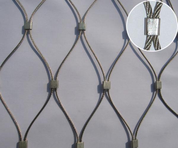 Stainless Steel 304 / 316 Balustrade Mesh , Baby Proof Stair Railing Safety Mesh