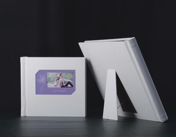 Lcd Wedding Video Album With Touch Screen 128MB-8GB Optional Memory
