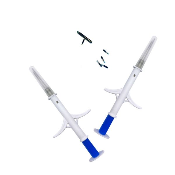 EO Sterile Glass Tube RFID Microchip Syringe For Dog Puppy