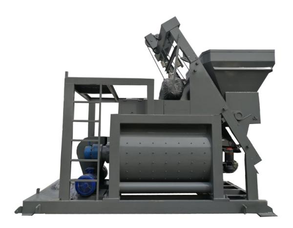 Auto Control Concrete Mixer Machine With Screw Conveyor 40 - 50m3 / H Productivity