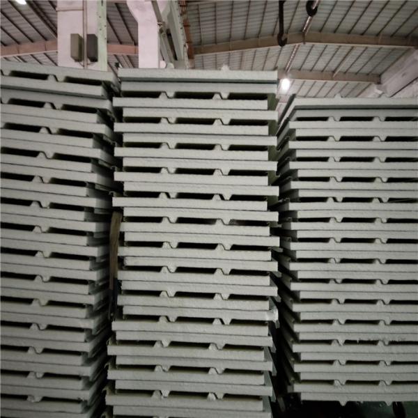 2017 new design 30mm silver paper eps roof sandwich panel 840-30-0.526mm for prefab house