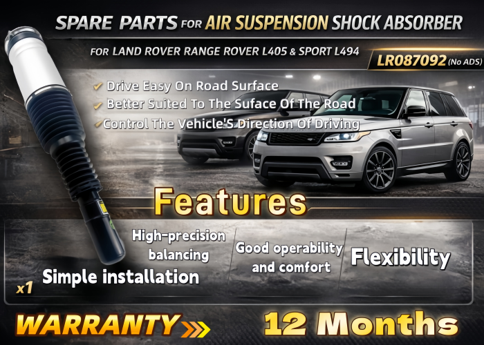 Spare Parts for Air Suspension Shock Absorber for Land-Rover Range Rover L405 and Sports L494 Front No ADS LR087092
