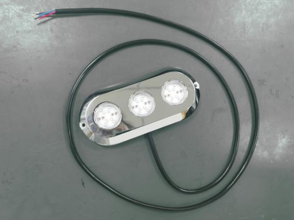 316L Stainless Steel Surface Mount Submersible Boat Transom Light Marine Grade