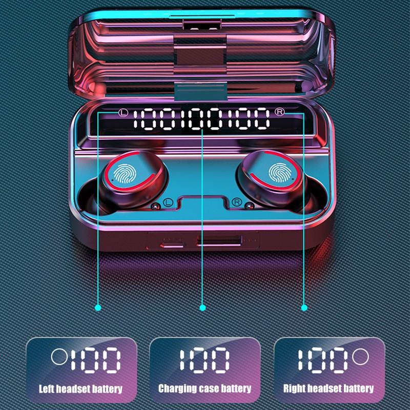 Стерео радиотелеграф бесшнуровое Bluetooth Earbuds игры V5.1 с проблесковым светом