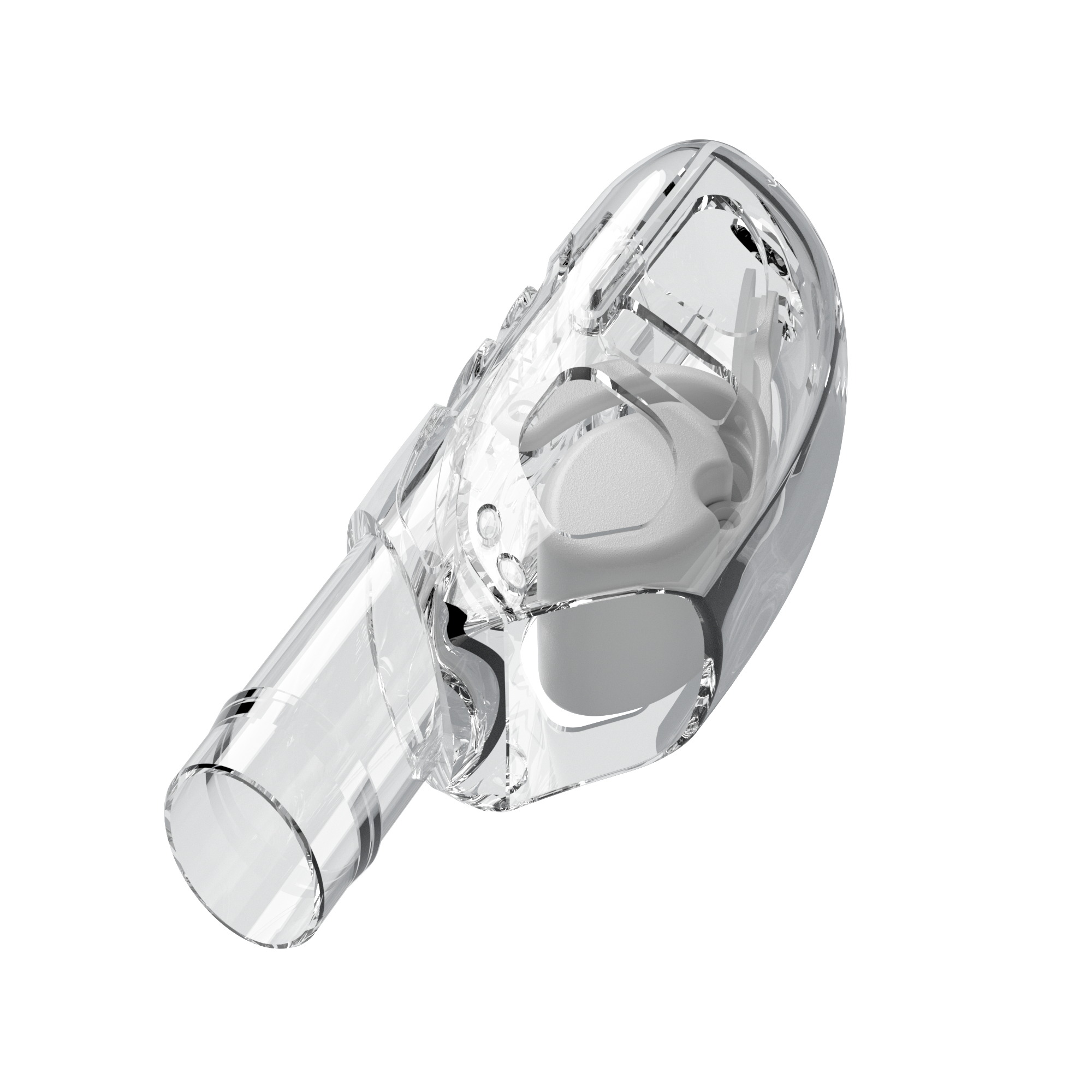 Tubo de respiración submarina de silicona para accesorios de buceo