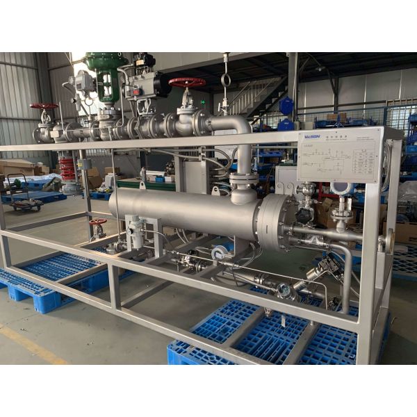 La resbalón de la válvula de vapor montó el equipo para los tubos de soldadura