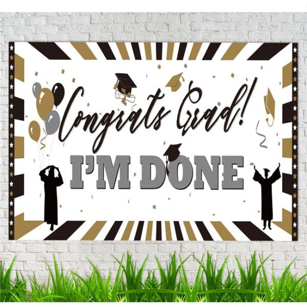 Double pouce adhésif de la bannière 43x74 de décoration de partie de PEVA Oilproof