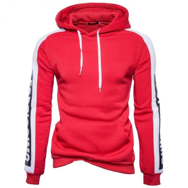 Solid Color Casual Sports Team Hoodies Spring Fashion Athletic Hoodie Mens