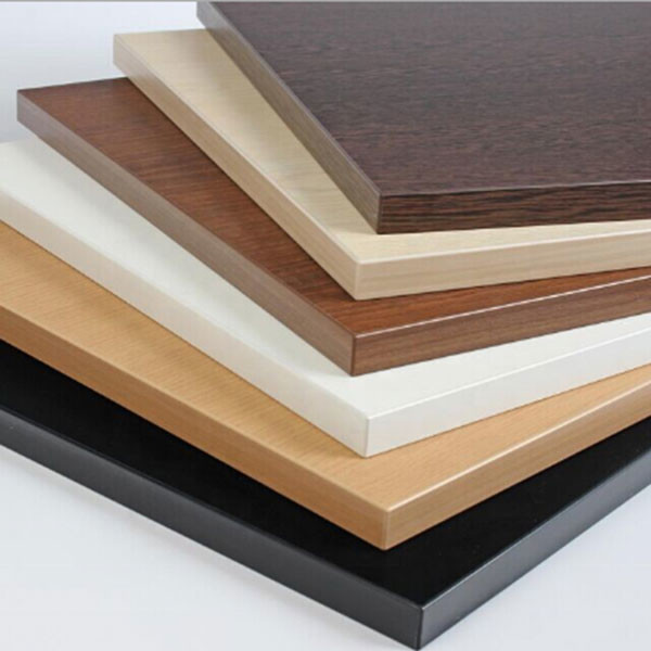 Tableau et chaises de banquet se pliants de stratifié d'acajou de mélamine de 8-Foot 6-Foot