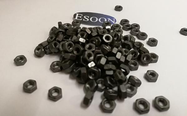 Hex Nut,M3-0.5 DIN934,Carbon Steel Material,Grade 4.8,PLAIN Finished,Hexagon Nuts