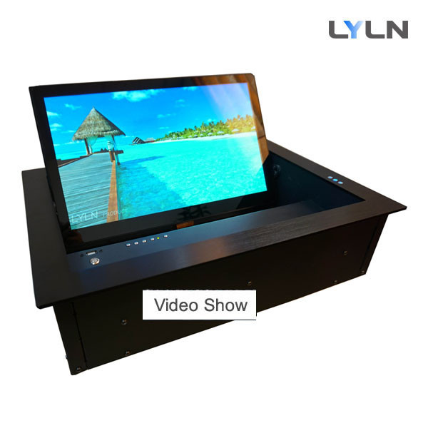 Sunken Flip Up Monitor , Motorized Flip Monitor, Touch Screen,