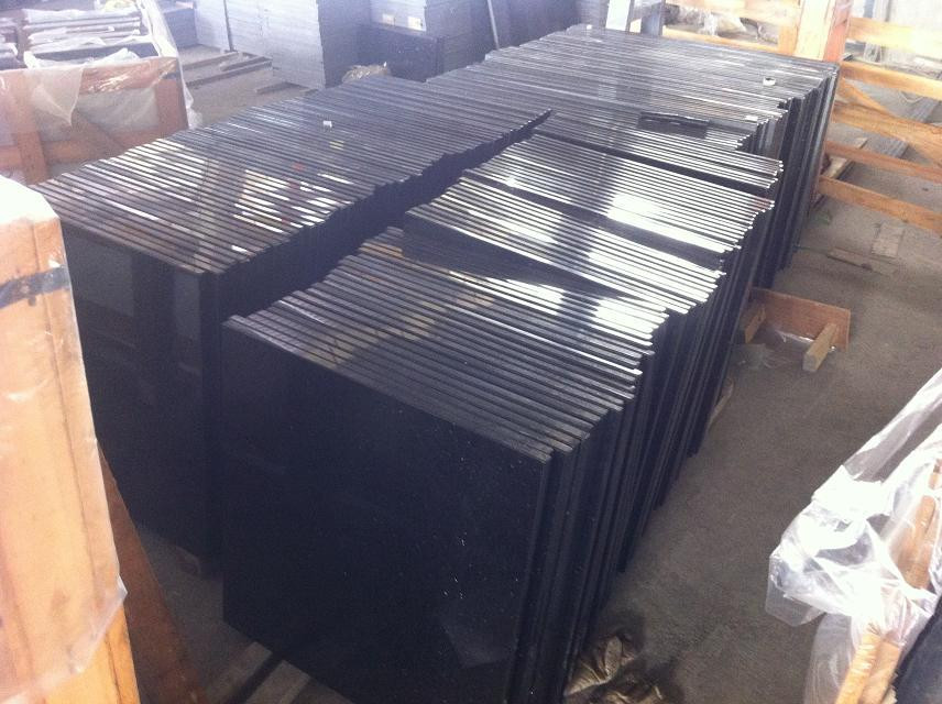 Черные Кунтертопс тщеты ванной комнаты толщины 2км/3км 4