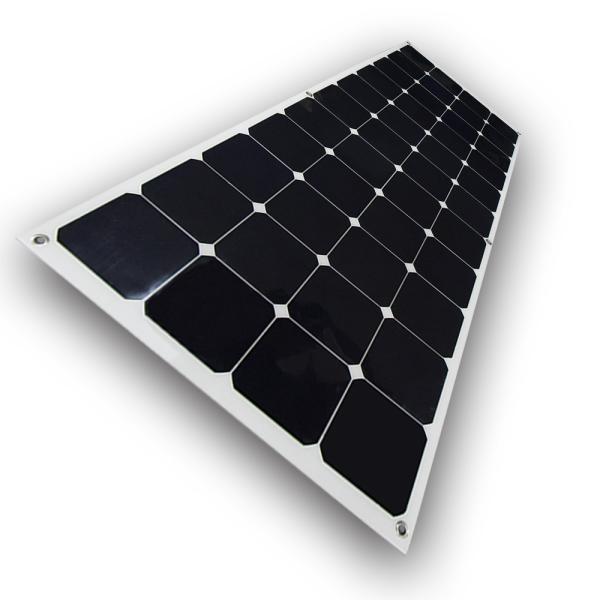 Lightweight RV Flexible Solar Panels , 18V 12V Monocrystalline Solar Panel