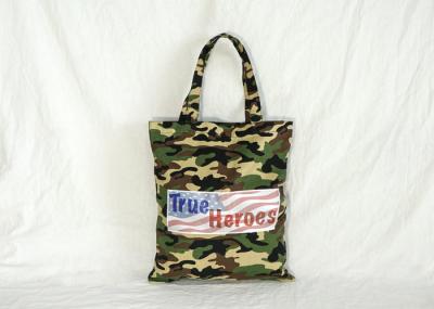 Letra da camuflagem 8oz que imprime a lona Tote Bags